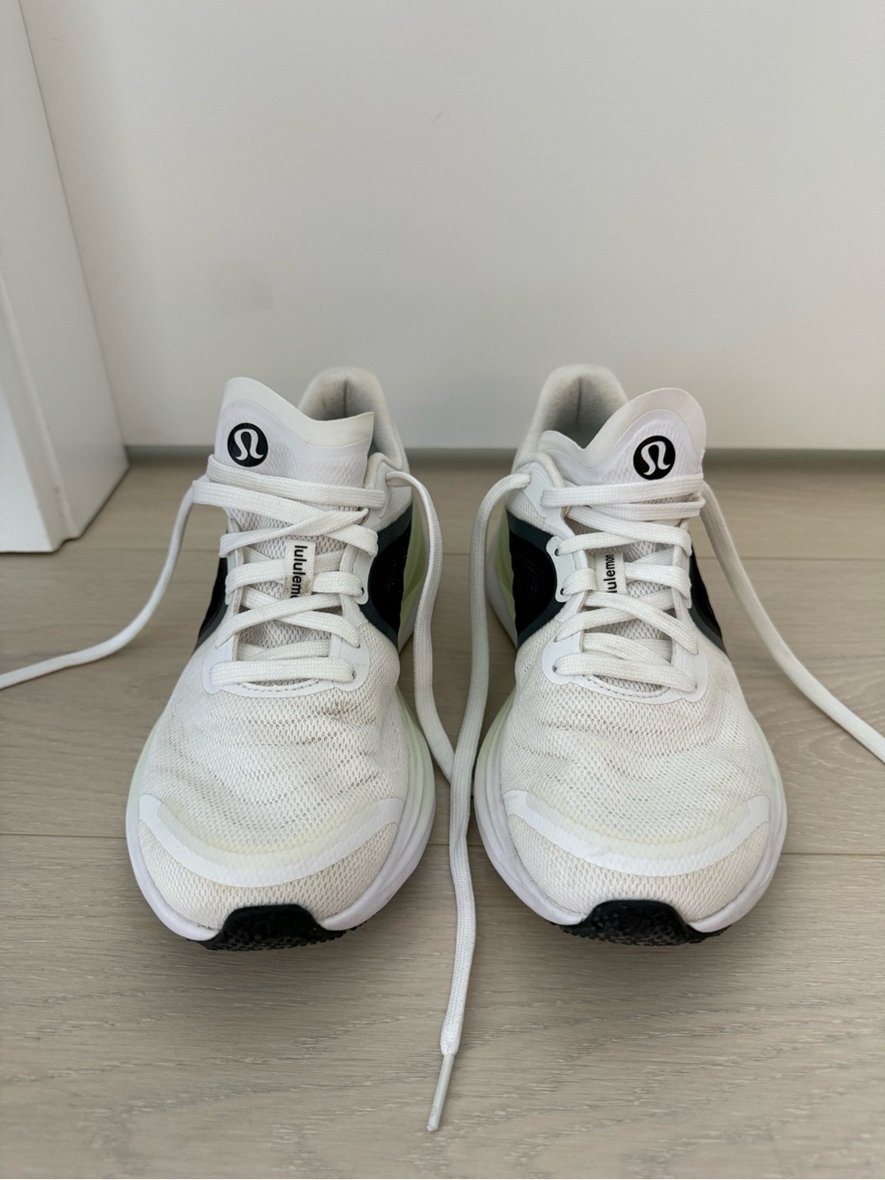lululemon athletica White and Black Women's Athletic Shoes